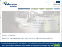 Tablet Screenshot of palletways.com
